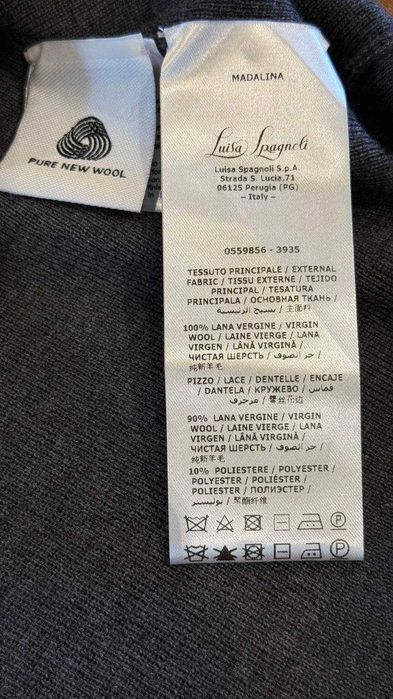 Женское платье Luisa Spagnoli 90% шерсть (M), б/у