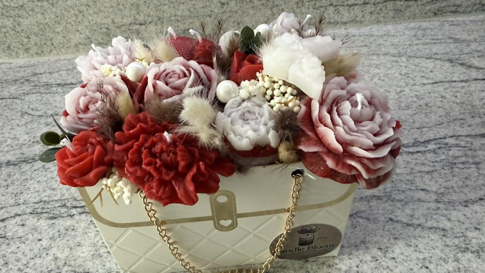 Вечен букет от ароматни свещи