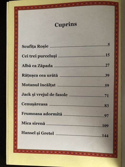 Cartea mea cu 10 povești