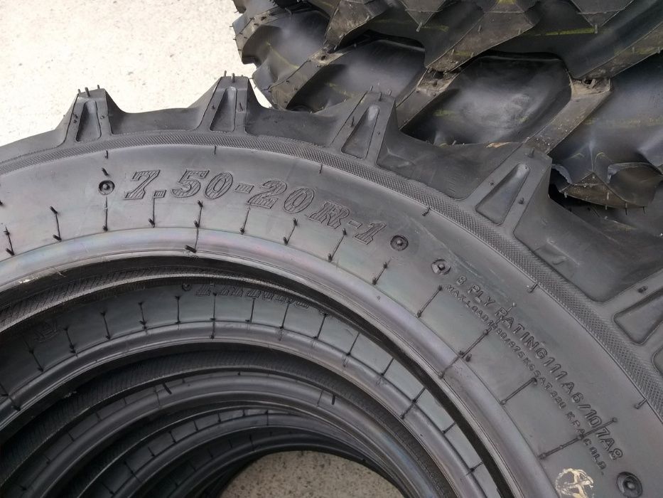 cauciucuri noi 7.50-20 ATF 8PR tractiune anvelope 4x4 fiat DT