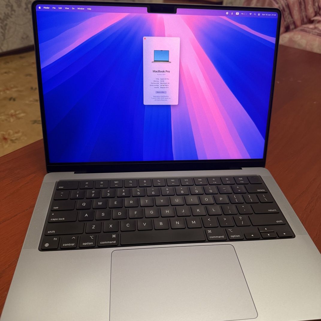 Macbook Pro 14inch 2021 M1 Pro 16/512