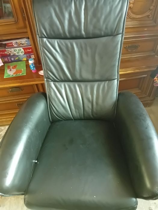Vand fotoliu piele extensibil