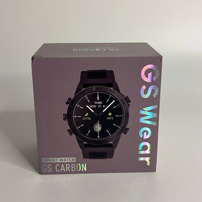 Спортивные Часы GS Carbon С Поддержкой WhatsApp