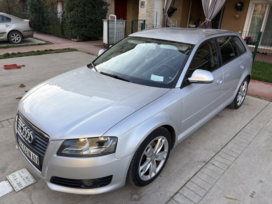 Audi A3 facelift 2010, 2000 cm/140cp, diesel cu carte service la zi