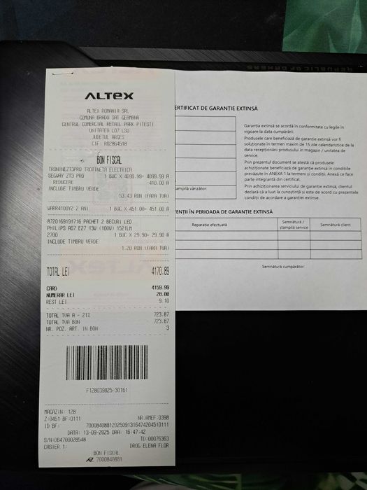 Trotineta electrica SEGWAY ZT3 Pro - ca nouă și super ieftină 3100 lei