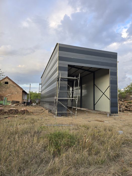 Vand profile metalice pentru construirea hale industriale 8x20