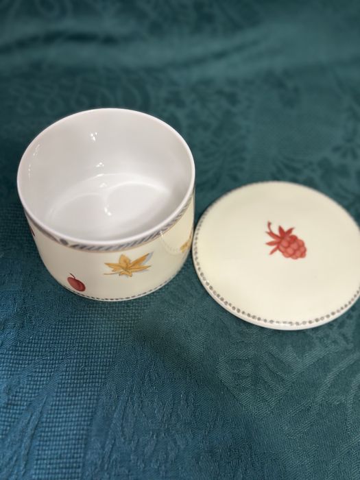 Сервиз за кафе Rosenthal/Розентал с десертни чинии и захарница