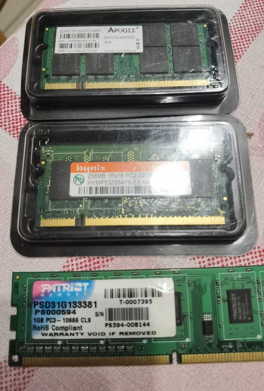 память DDR2 256 для ноутбука DDR3  1gb 1333