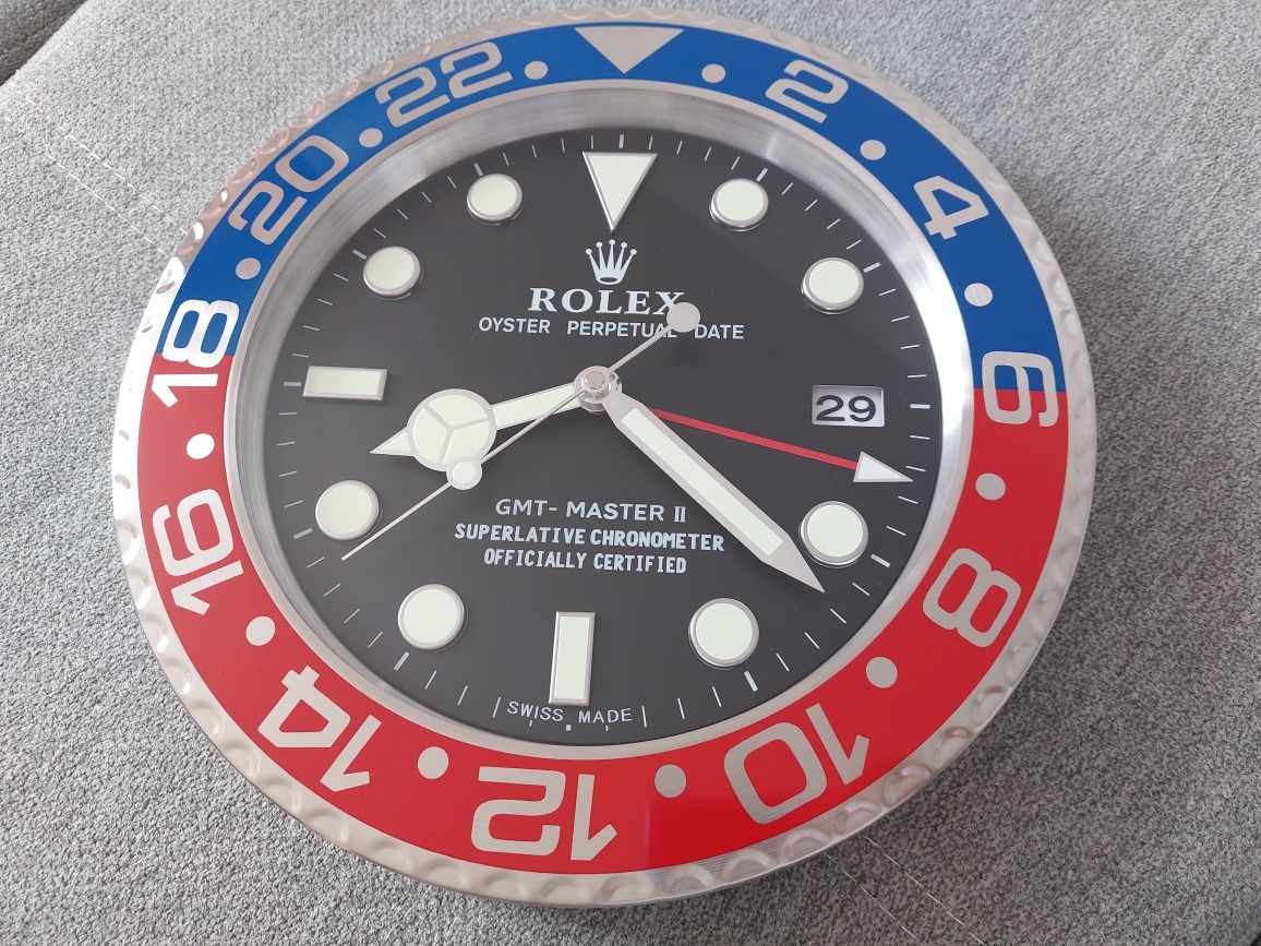 Ceas de perete ROLEX GMT pepsi nou