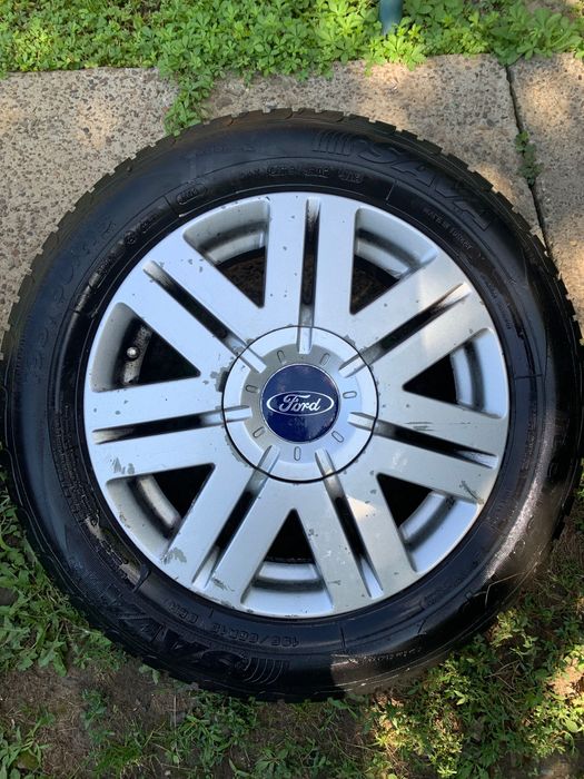 4 anvelope cu jante de aluminiu