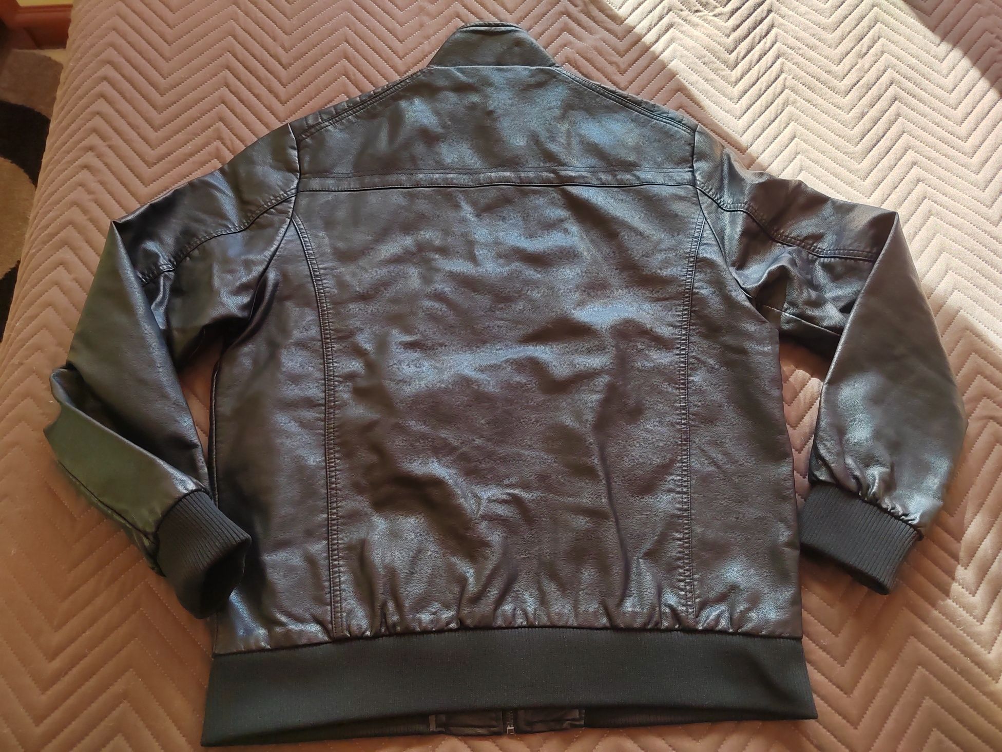 Яке от изкуствена кожа, XXL