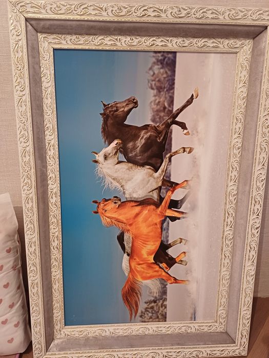 Картина с лошадями в отличном качестве