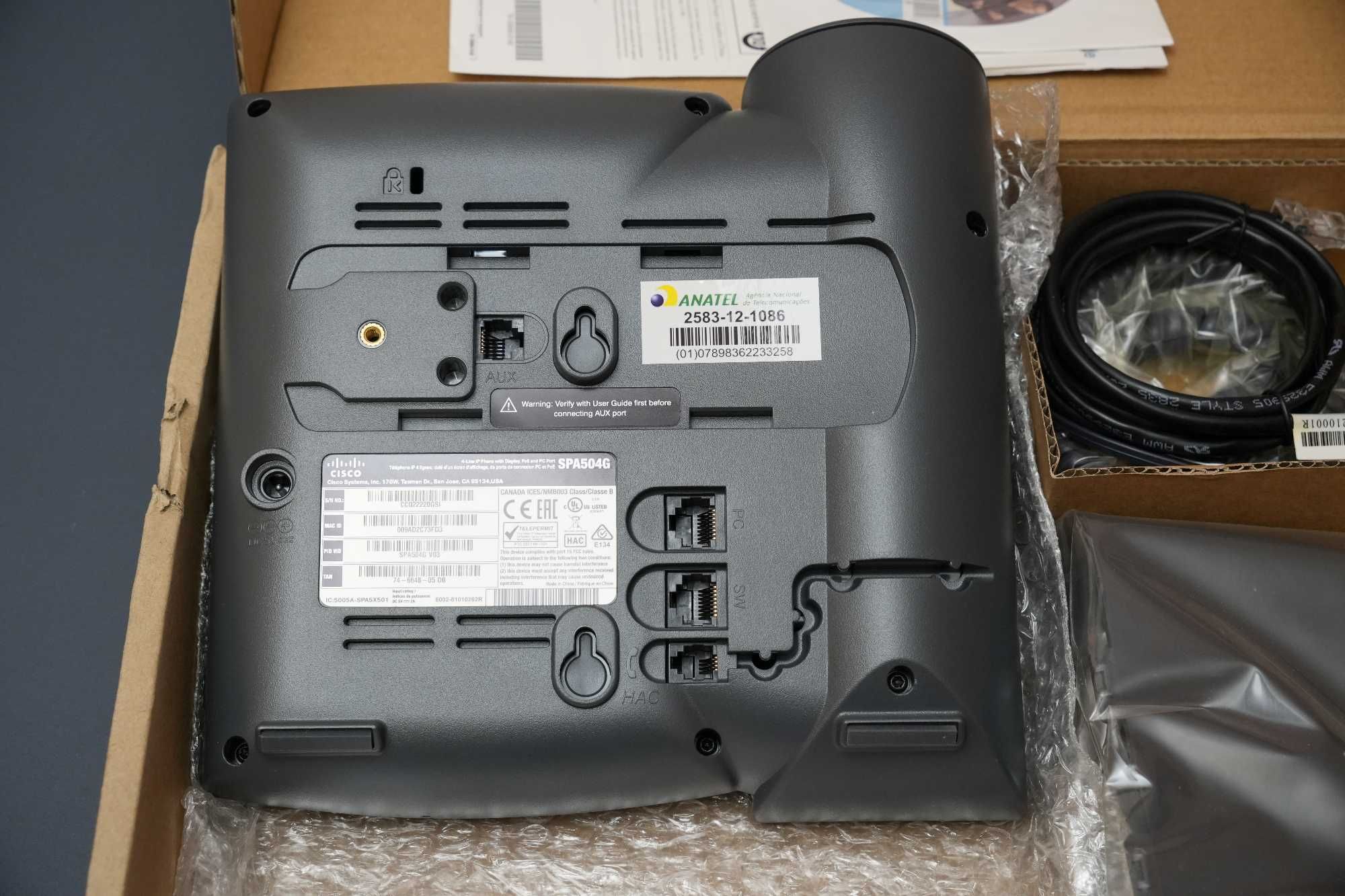 Продавам IP телефон Cisco SPA504G - нов