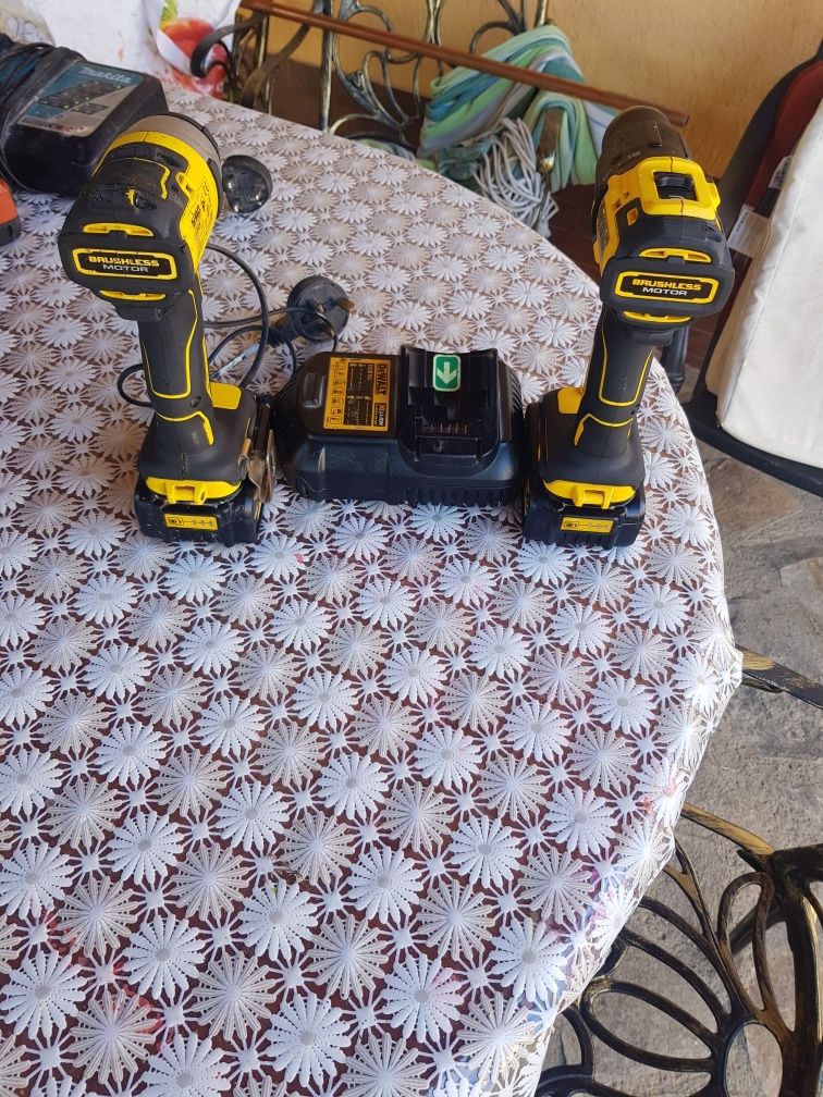 set filetante dewalt model brushless