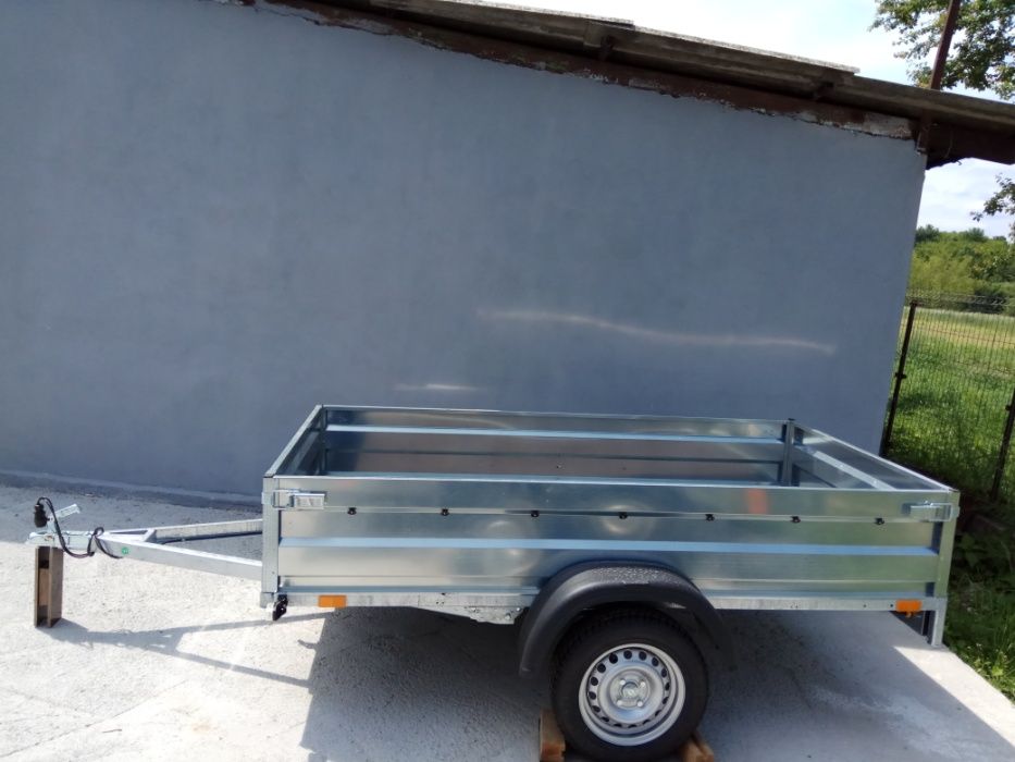Remorca 750kg, Repo QRDS 260 cm x 135 cm, 2 axe, NOUA, OFERTA!