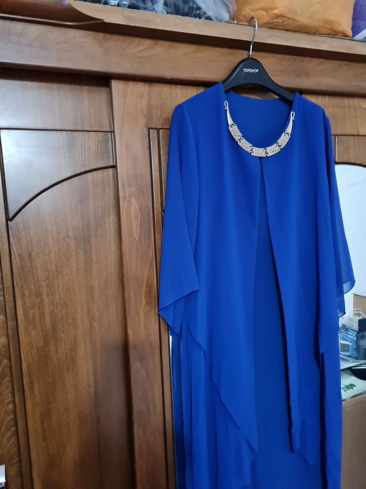 Дамска рокля турско синьо