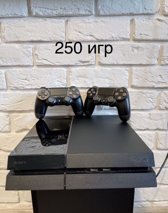 Ps4 fat 500 GB с FC 25, UFC 4, Battlefield V, NFS и 180+игр