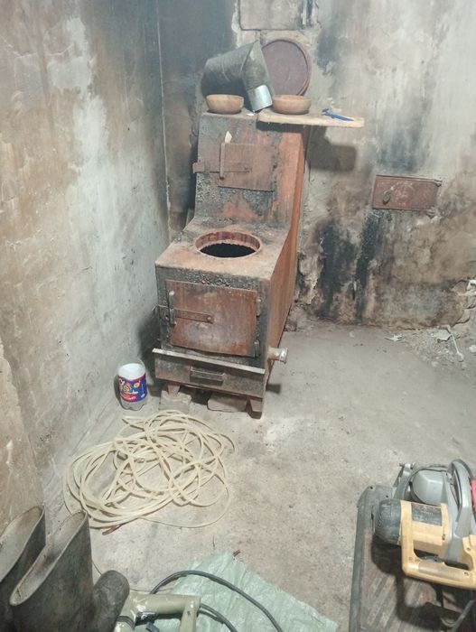 Продам печку сапог на 130кв