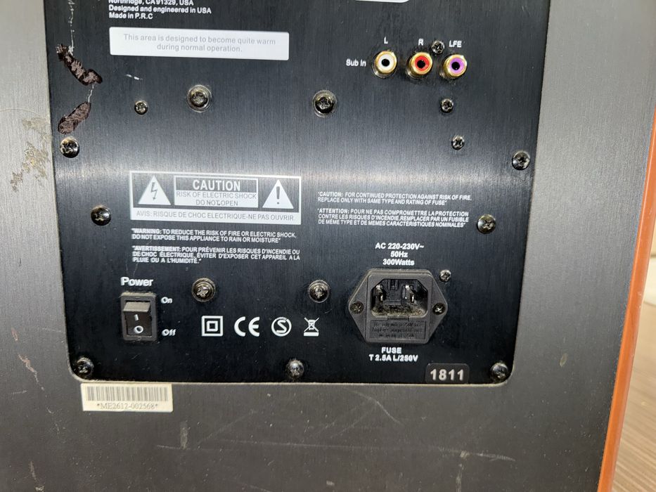 JBL ES250W 12” Subwoofer Активен