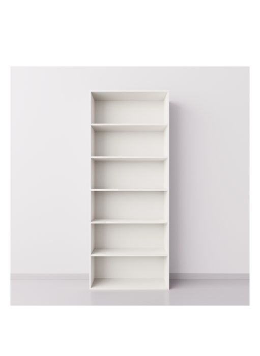 Стеллаж новый Белый. Делала на заказ, высота 2.10, ширина 1,30.