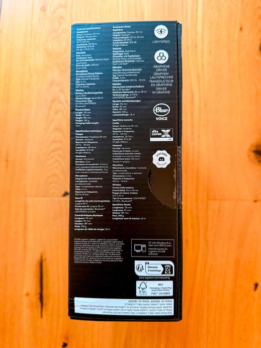 Logitech Pro X 2 Lightspeed / Casti Gaming / X2 - Noi, sigilate