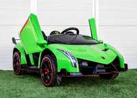Masinuta electrica copii 2-6 ani Lamborghini Veneno 4x4 Roti Moi Verde