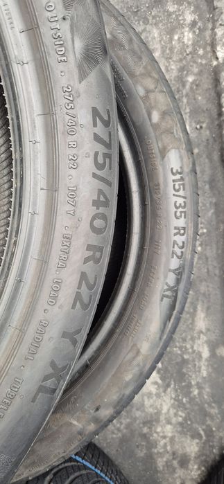 275 40 22 și 315 35 22 Continental vară câte o bucată