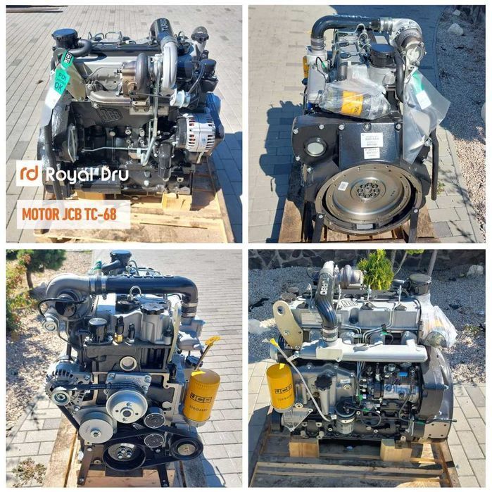 motor jcb tc68 nou, pentru buldoexcaavatoare jcb