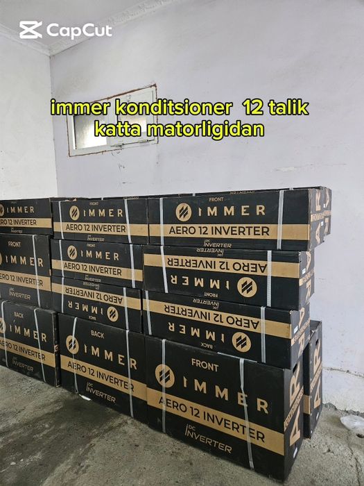 Konditsioner immer 12 talik o'rnatib berishi bilan