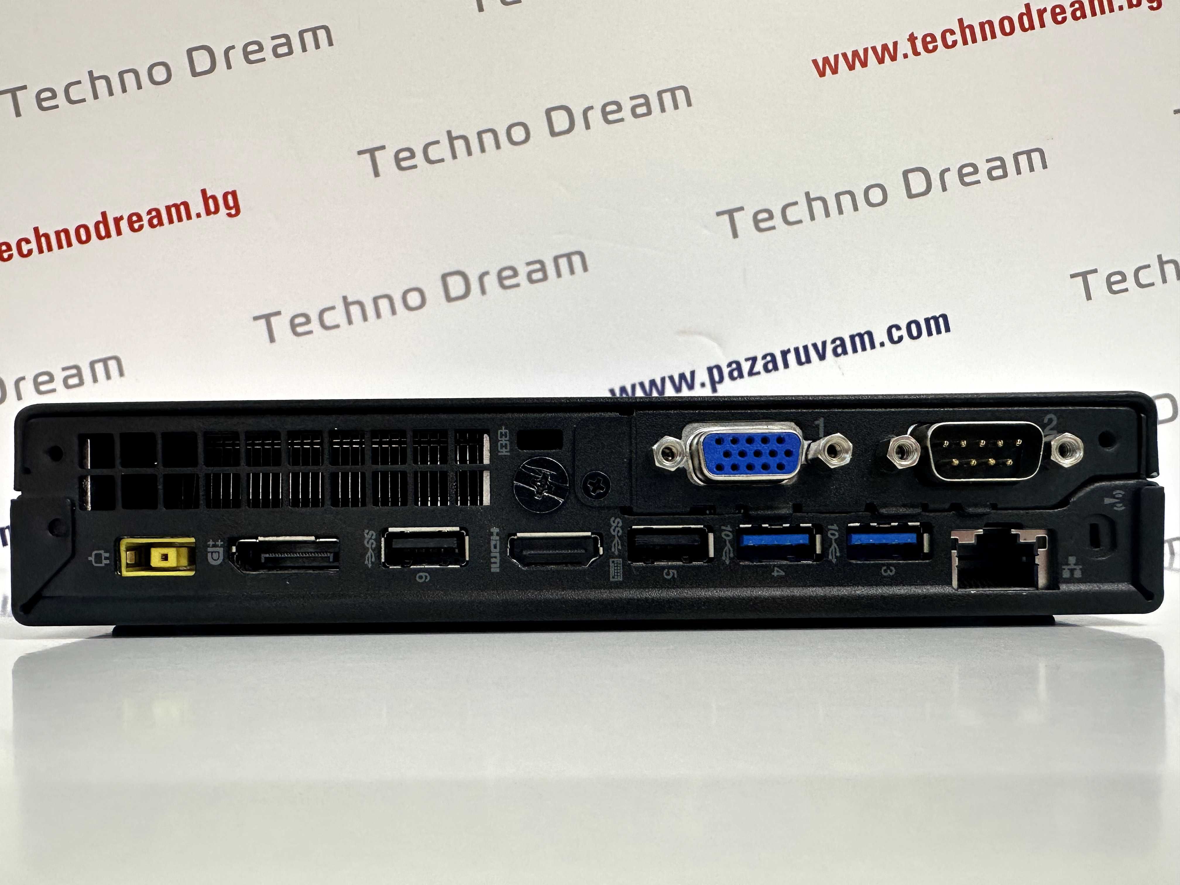 Мини компютър Lenovo ThinkCentre M720q-Intel Core i3-8100T/ 8GB /256GB