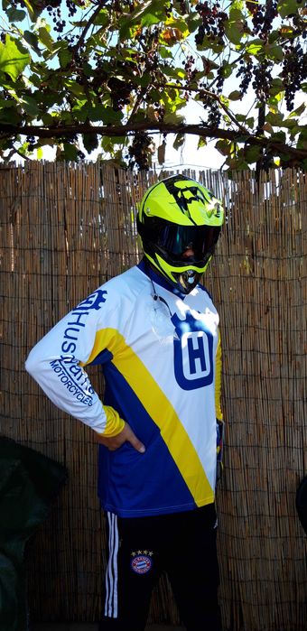 Bluza Moto Enduro Downhill Cross ATV Red Bull HUSQVARNA BICICLETA