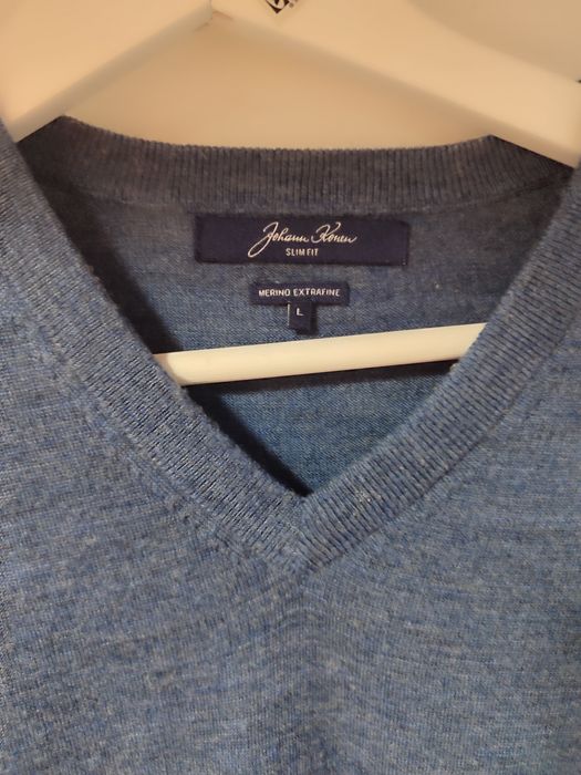 Мъжки пуловер Johann Konen,100%Merino Extrafine