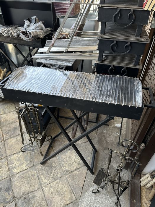 Мангал с раскладной Ножками