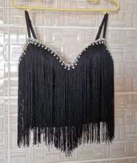 Top negru elegant