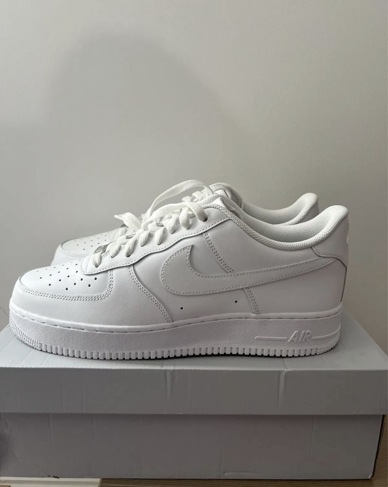 Nike Air Force 1 White Full Adidasi Sneakers