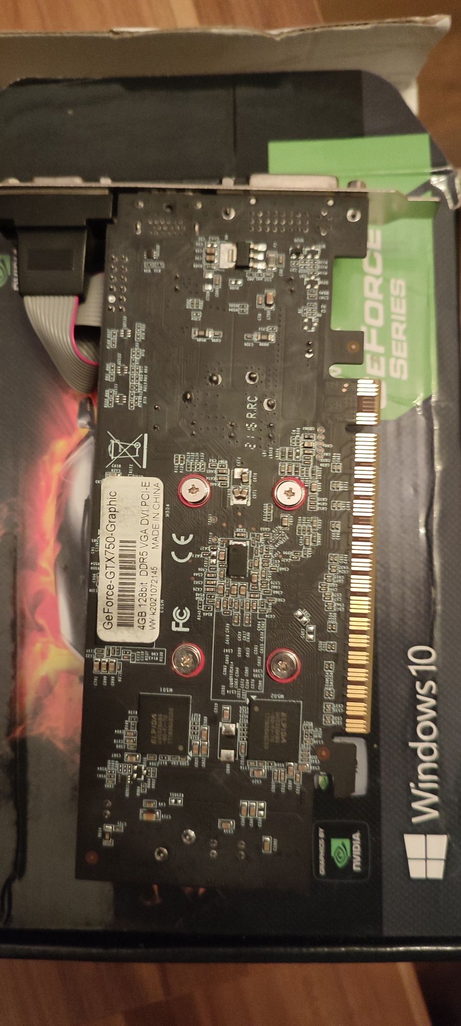 Placa video nvidia gtx750, DDR5, de 4 gb, 128 biti