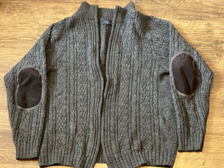Pulover/ cardigan fermoar Matteo M. alpaca + merino, S/M,