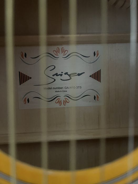 Chitara acustica Singer noua.