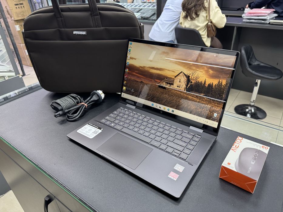 Hp envy x360 15.6 Ryzen 5 7530U Ozu-8gb Ssd-256gb Sensir ekran Padsvet