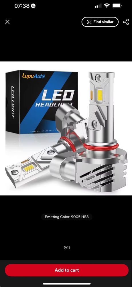 Becuri Led Hb3-9005/Hb4-9004/Hir2-9012 2000lm-120W-6000K