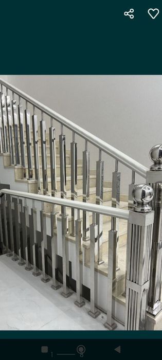 Нержавейка перила усталари хизматингизда
