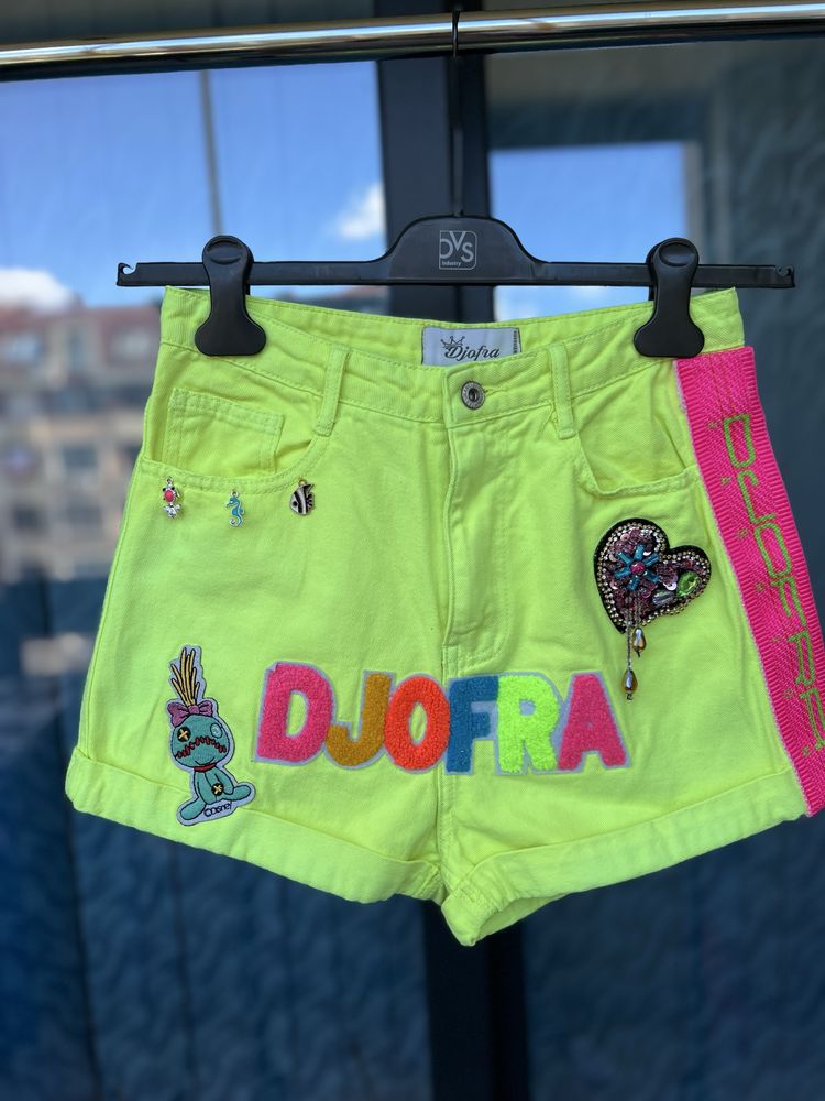 Неонови шорти Diofra
