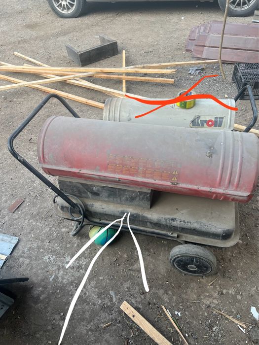 Дизельная тепловая пушка на 600кв