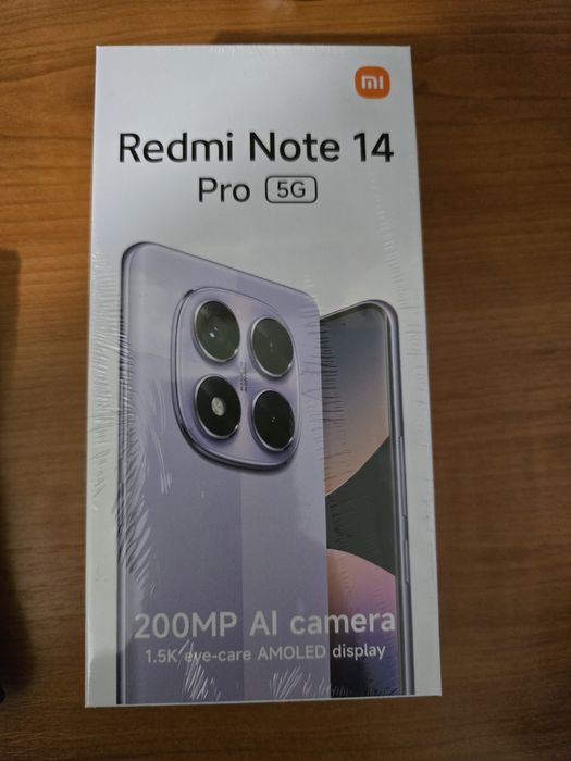 Xiaomi redmi note 14 pro 256gb нов неразпечатан а 2 г гаранция!