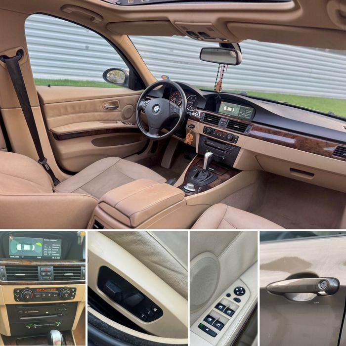 BMW e90 -320d- Automata// Navi,Xenon,Trapa,Memorii,Senzori, Piele Crem