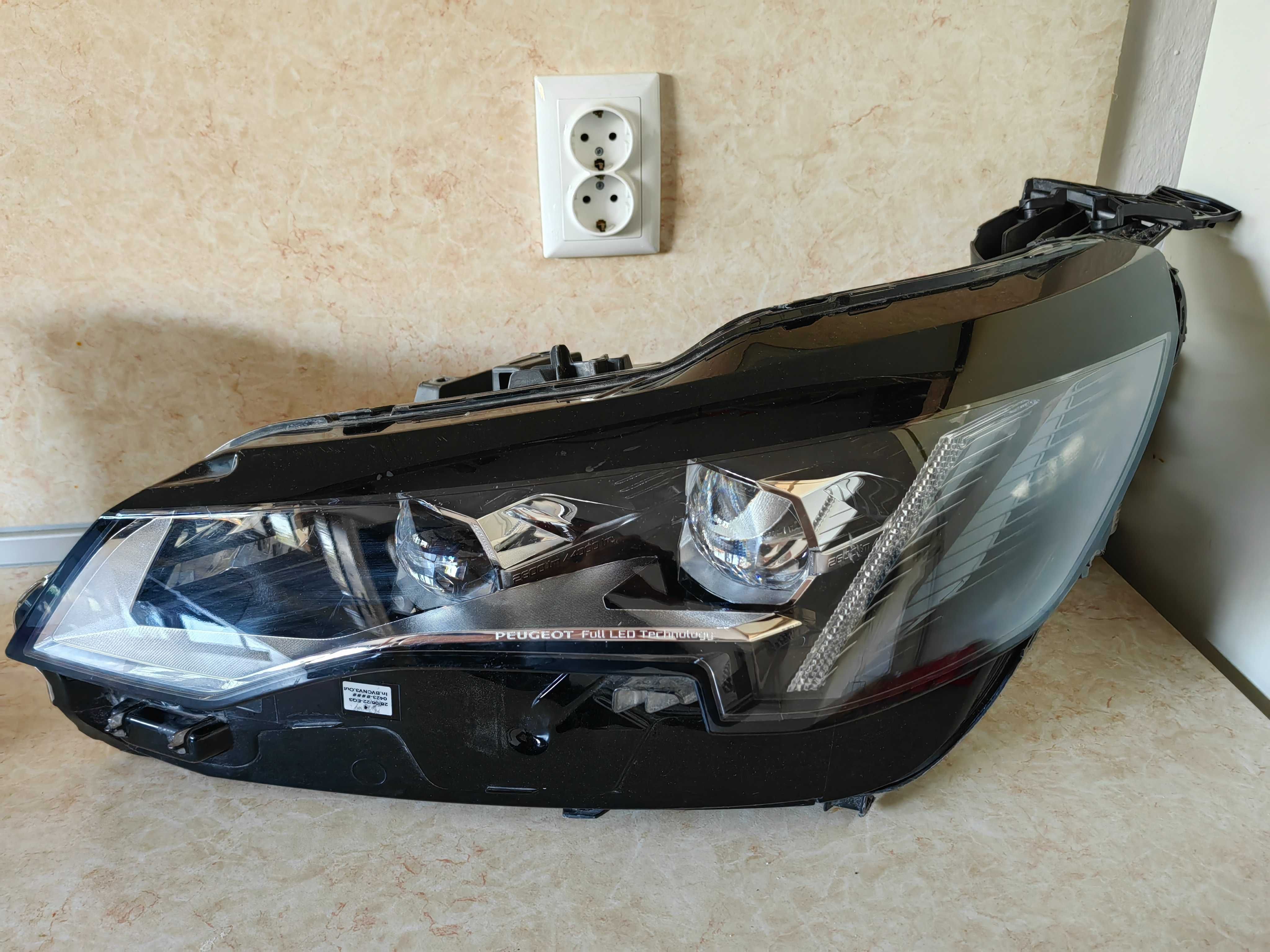 Фар Peugeot 3008/5008 FULL LED Face ляв/Фар Пежо 3008/5008 Оригинален
