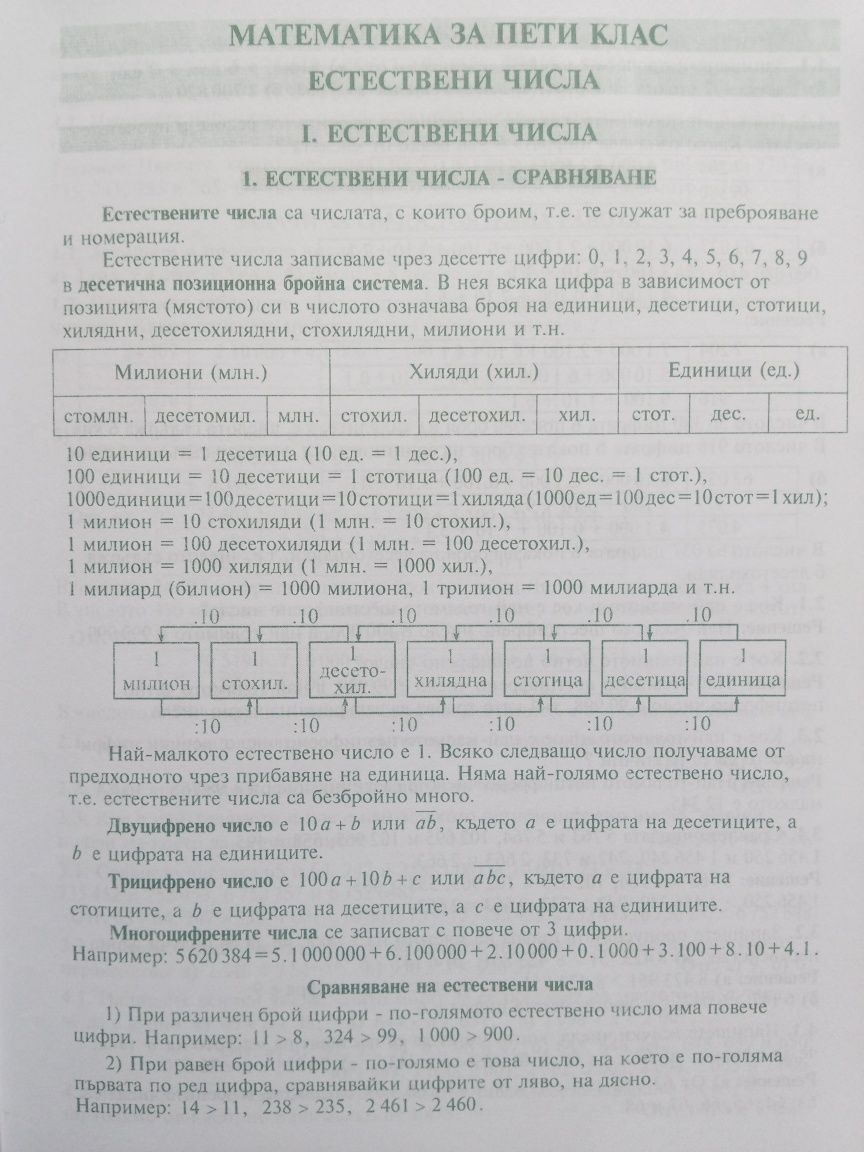 Сборник Курс по математика за 5 клас