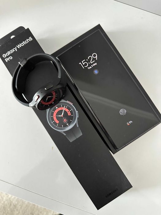 Samsung S23 512 GB Black + samsung watch 5 pro