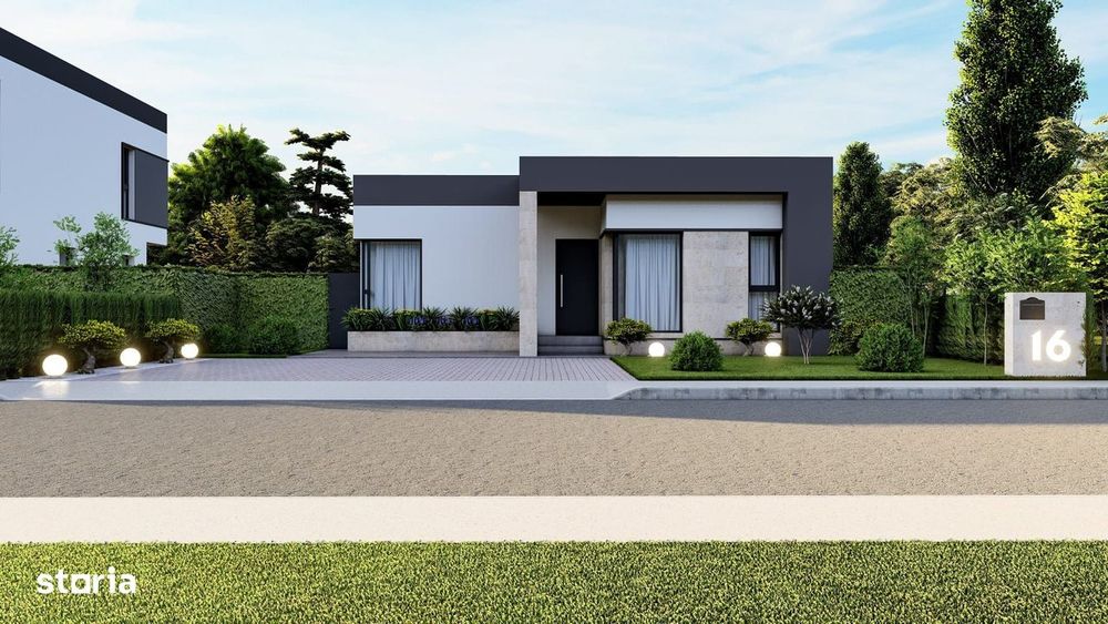 Casa superba 3 camere, teren 327 mp- ansamblu nou- Berceni/Vidra