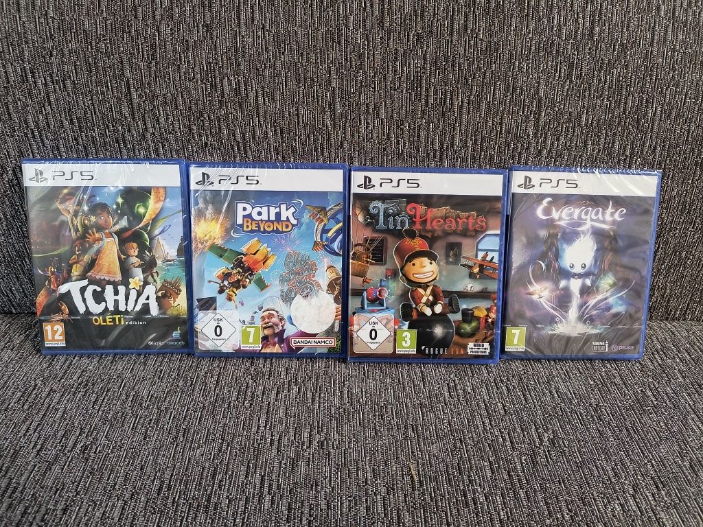 Park Beyond, Tin Hearts , Tchia , Evergate PS5 playstation 5